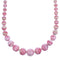 Rhodochrosite And Sterling Silver Bead Necklace SX114392